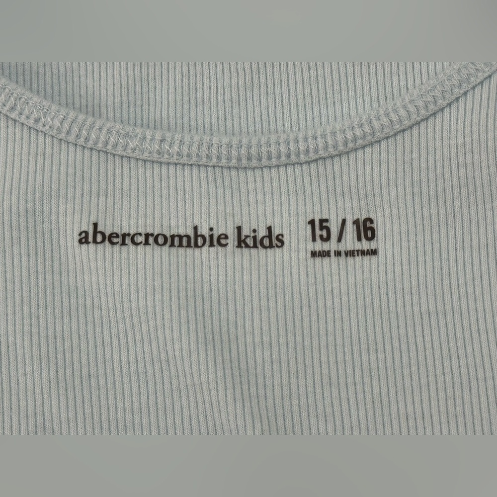 NEW Abercrombie Kids Tank Top Set Of 2 Size 15/16 Spring Color Pastel Blue Green - Picture 5 of 10